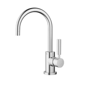 Dornbracht TARA Single-lever basin mixer with pop-up waste 166mm - Brushed Chrome