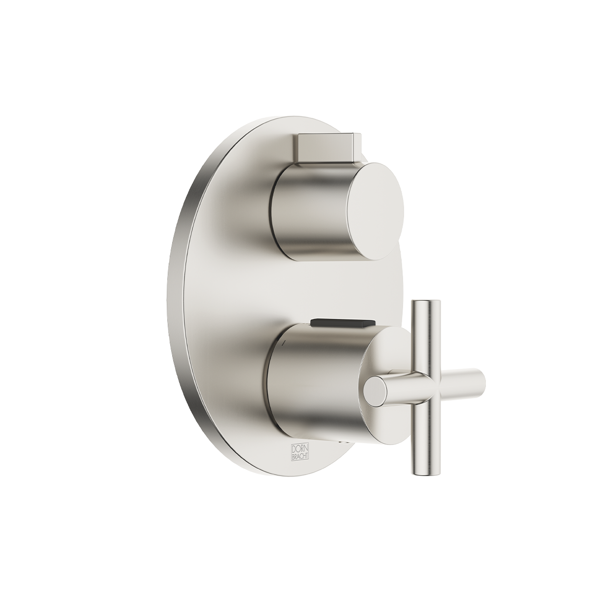 Dornbracht TARA Concealed thermostat with one function volume control - Brushed Platinum