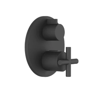 Dornbracht TARA Concealed thermostat with one function volume control  - Matte Black