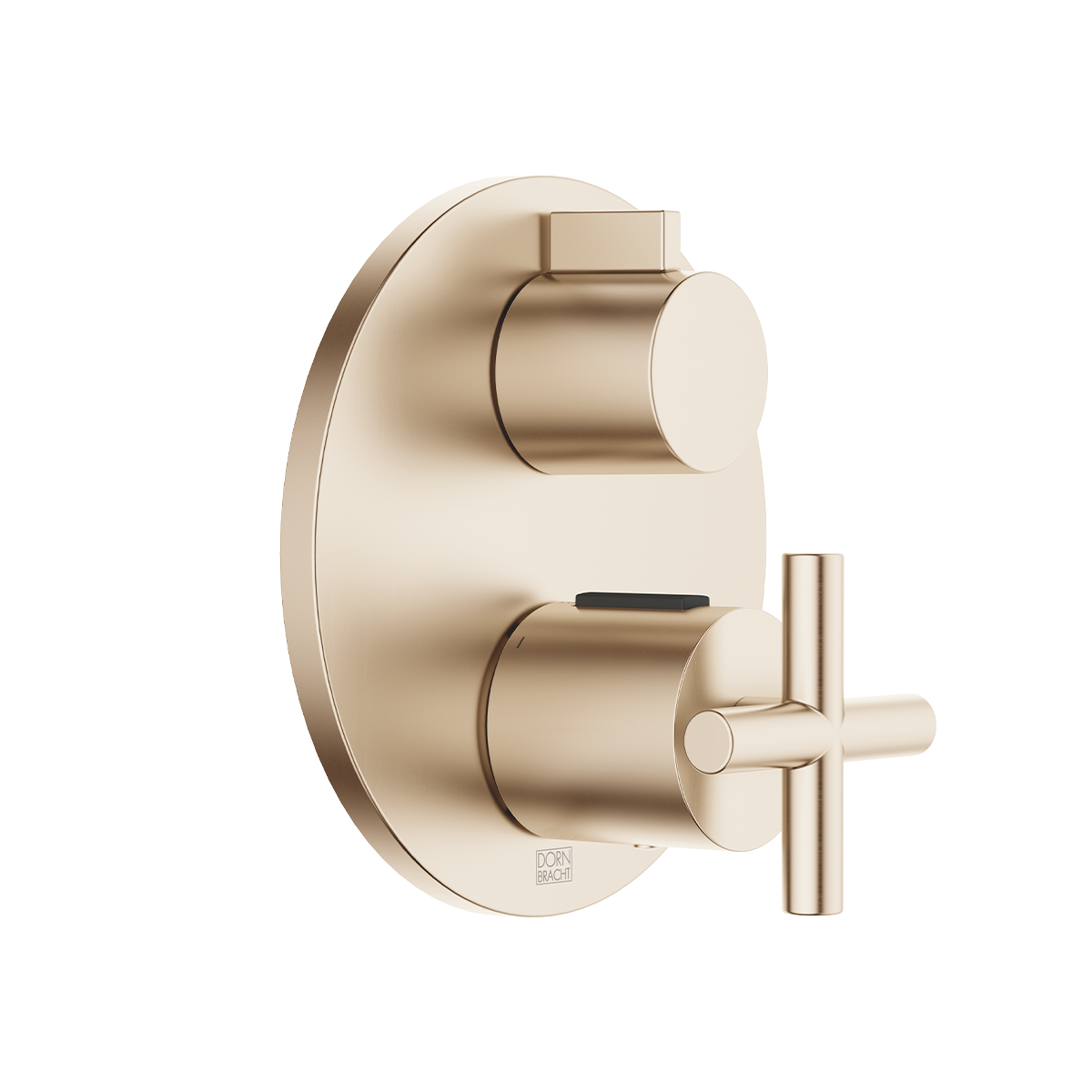 Dornbracht TARA Concealed thermostat with one function volume control - Brushed Champagne (22kt Gold)