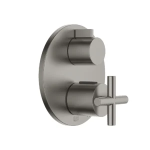Dornbracht TARA Concealed thermostat with one function volume control  - Brushed Dark Platinum