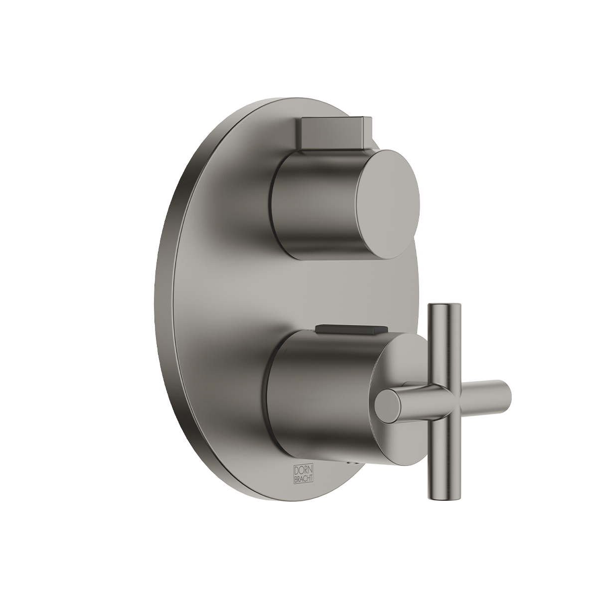 Dornbracht TARA Concealed thermostat with one function volume control - Brushed Dark Platinum