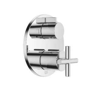 Dornbracht TARA Concealed thermostat with two function volume control  - Chrome