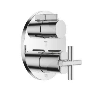 Dornbracht TARA Concealed thermostat with three function volume control  - Chrome