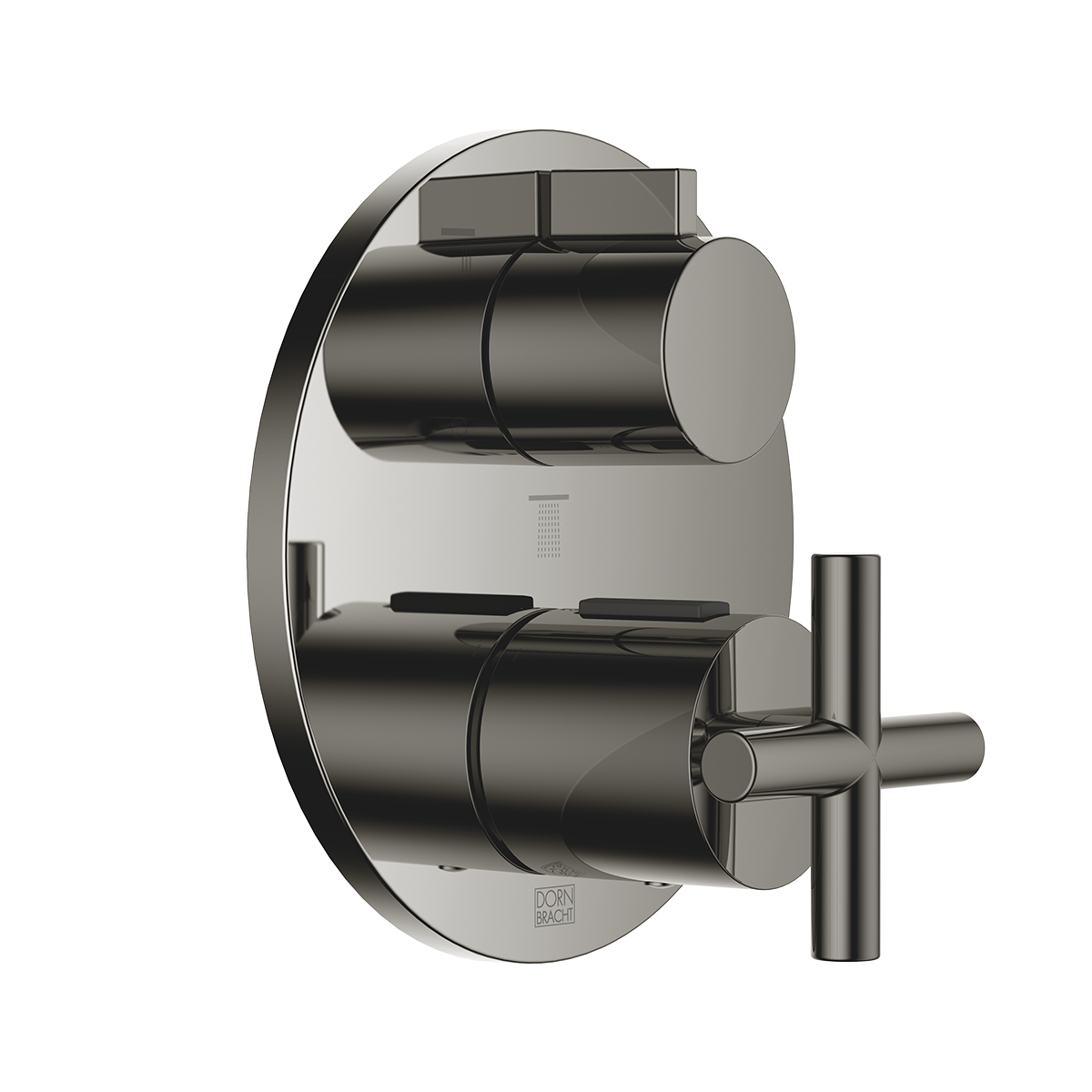 Dornbracht TARA Concealed thermostat with three function volume control - Dark Chrome