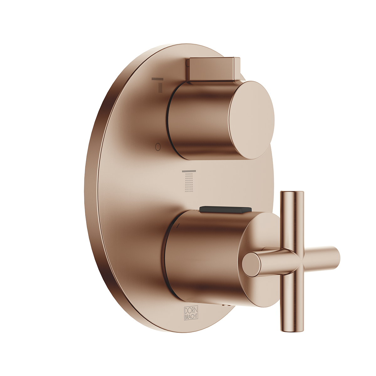 Dornbracht TARA Concealed thermostat with three function volume control - Brushed Bronze