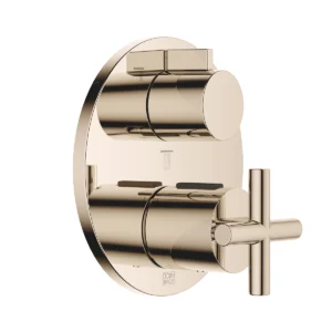 Dornbracht TARA Concealed thermostat with three function volume control  - Champagne (22kt Gold)