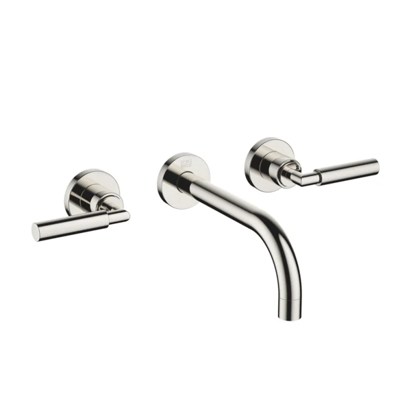 Dornbracht TARA Wall-mounted basin mixer without pop-up waste 190mm ...