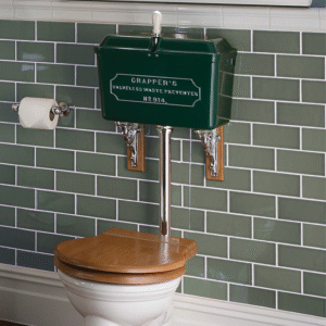 814 Cast Cistern Low-level WC Set