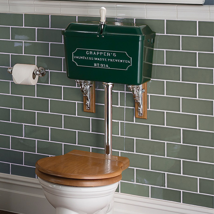 814 Cast Cistern Low-level WC Set