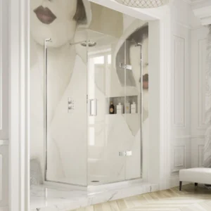 Matki EauZone Hinged Door with Hinge Panel for Corner - EPHC