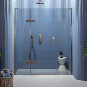 Matki Eauzone Hinged Door with Hinge Panel and Inline Panel for Recess - EPI