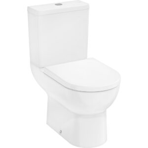 hansgrohe GladeLake S Rimless Close Coupled Toilet with AquaChannel Flush Soft-Close Quick Release Seat
