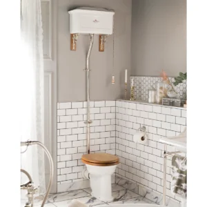 Thomas Crapper High-level WC Set with Ceramic Cistern