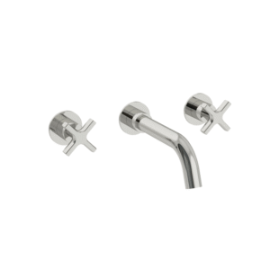 Coalbrook Bank 3 hole Wall Mounted Bath Filler – 190mm Spout With Boss
