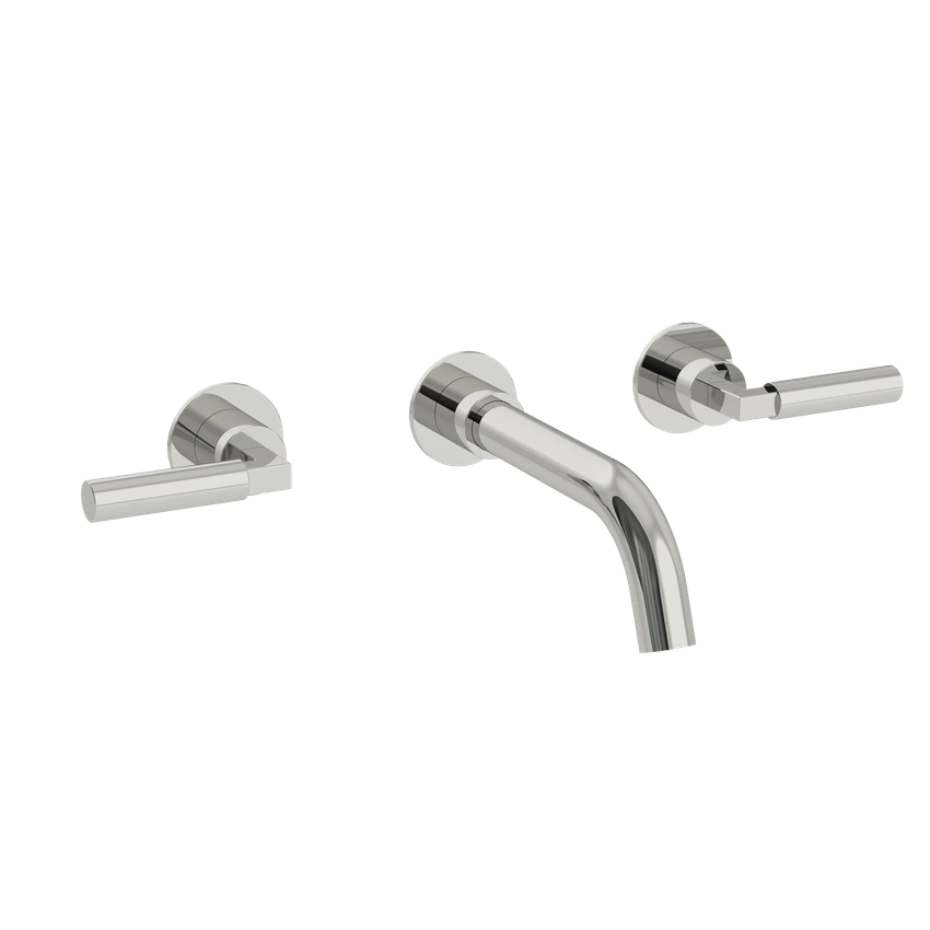 Coalbrook Zurich wall mounted 3 hole bath filler with boss