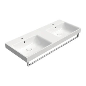 GSI Nubes 120 Double Basin, White 120X50