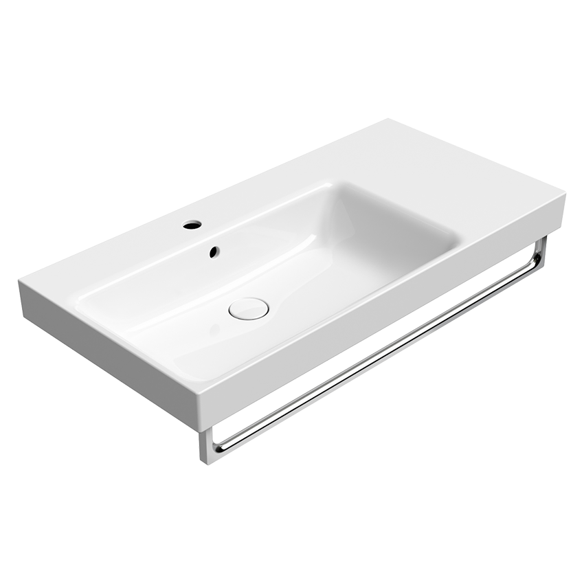 GSI Nubes 100X50 Washbasin, Right Hand Ledge