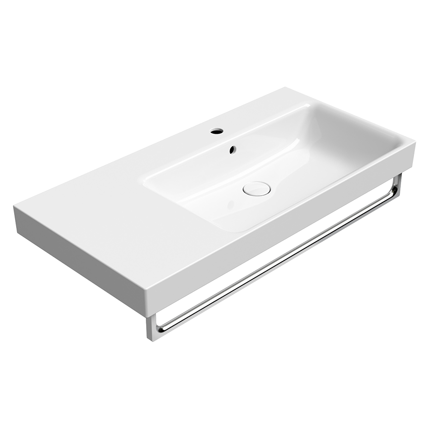 GSI Nubes 100X50 Washbasin, Left Hand Ledge