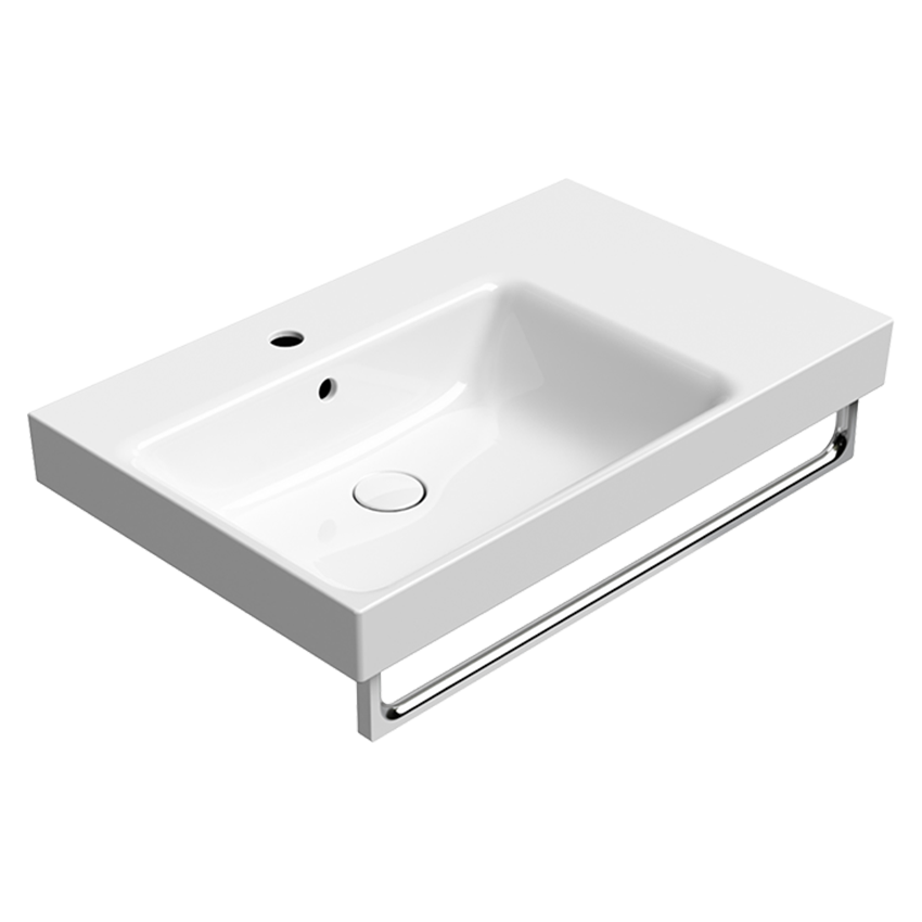 GSI Nubes 80X50 WashBasin, Right Hand Ledge