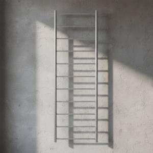 JIS Ardingly Stainless Steel,Flat Fronted Towel Rail