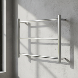JIS Cinder Stainless Steel,Flat Fronted Towel Rail