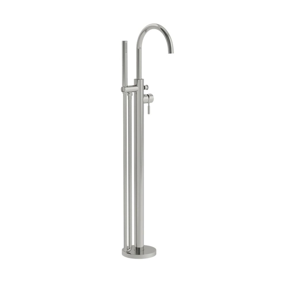 Freestanding Bath Shower Mixer with Curved Spout, DO2001CP