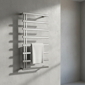 JIS Goodwood *Electric* Stainless Steel,Flat Fronted Towel Rail