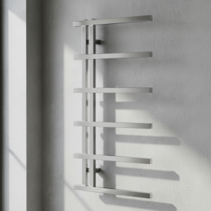JIS Hickstead *Electric* Stainless Steel,Flat Fronted Towel Rail