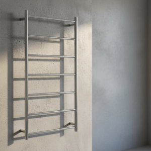 JIS Pevensey Stainless Steel,Flat Fronted Towel Rail